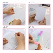 Creative Mini DIY Baby Breath Dried Flower Bouquet INS Eternal Flower Picture Frame - Multicolor - View 4
