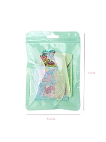 22 Chiếc Guka Bộ Dễ Thương Mới Nhỏ Trắng Guka Bộ Miếng Dán DIY Guka Khay Cô Gái Dễ Thương Sáng Tạo Dán Guka - Hồng - Xem 2