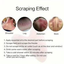1 pezzo Gua Sha Board, raschietto Gua Sha in resina naturale per massaggi viso, collo, schiena e corpo, massaggiatore per il corpo in resina per la cura della pelle