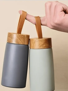 1個不銹鋼304內胆真空隔熱咖啡杯，迷你水瓶便攜旅行杯保溫杯