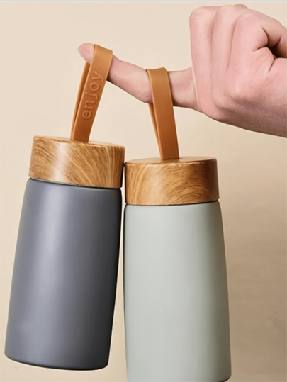 1pc Insulated Coffee Mug 304 Stainless Steel Tumbler Water  Vacuum Flask Mini Water Bottle Portable Travel Mug Thermal Cup
