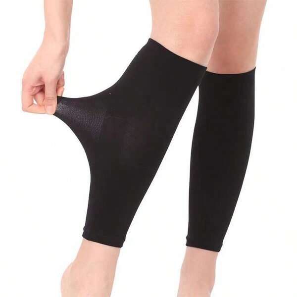1Pair Varicose Vein Relief Leg Warmers Compression Calf Sleeves Elastic Support Socks For Leg Shin Splints