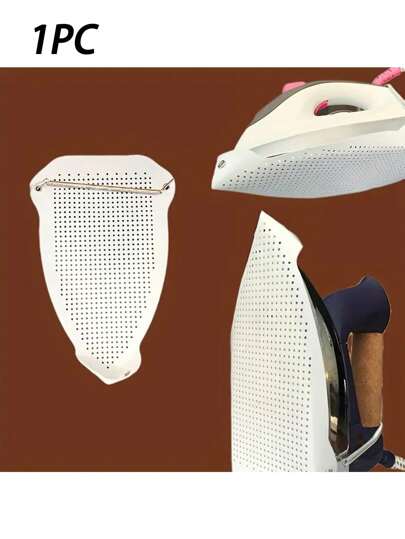 1PC Iron Shoe Cover Iron Plate Cover Iron Heat Protector Iron Sole Shield For Electric Iron Protect Cloth Fabrics, Apartment Essentials, College Dorm Essentials, Back To School Supplies, Home Travel Accessories,Iron Shoe Plate Ironing Plate Protector, Clothes Ironing Accessories, Household Universal Ironing Protection Cover, Anti-Burning And Anti-Scalding Steam Iron Boots
