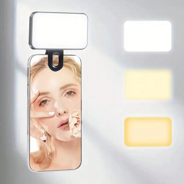 Battery Powered Clip-On Mobile Phone Selfie Light