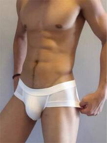 Men's Modal Triangle Underwear, Sexy, Comfortable, Breathable, U-Pouch, Sporty, Hip-Lifting, Mid-Waist, Innerwear