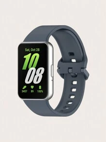 1入組中性休閒純色扣釦硅膠手錶帶，適用於三星Galaxy Fit 3 - Galaxy Fit 3 - 查看 20