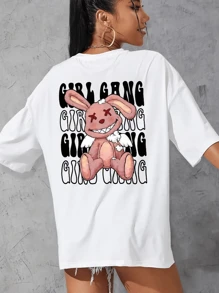 Women T-Shirts - 白色 - 查看 2