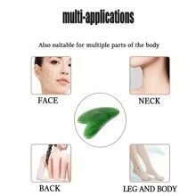 1 pezzo Gua Sha Board, raschietto Gua Sha in resina naturale per massaggi viso, collo, schiena e corpo, massaggiatore per il corpo in resina per la cura della pelle