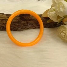 1件亮片果冻手镯，夸张设计，9毫米圆形手镯，男女通用，礼品 - 彩色 - 查看 13