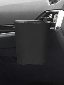 汽車後座掛式垃圾桶，方便整理儲物 - 黑色 - 查看 1