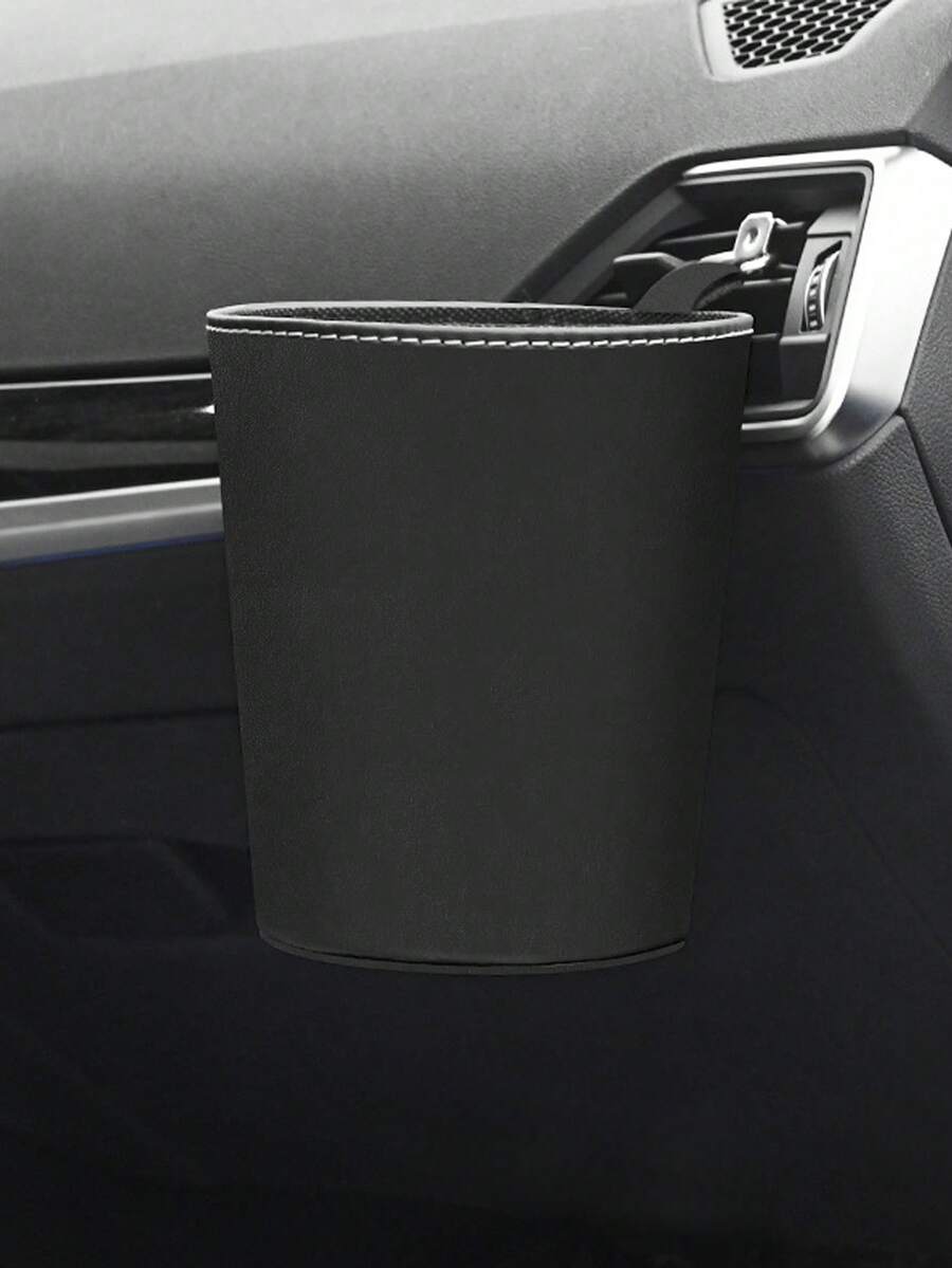 汽車後座掛式垃圾桶，方便整理儲物 - 黑色 - 查看 1