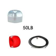 1 quả bóng tập thể dục bằng sợi tổng hợp màu đỏ có hộp lưu trữ & vòng cổ - Đỏ - Xem 2