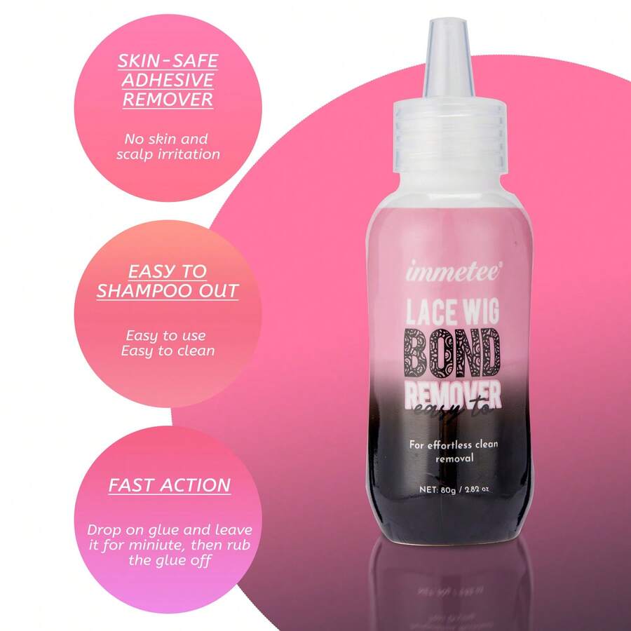 Immetee Lace Glue Remover, Adhesive And Residue Remover Hair Extension