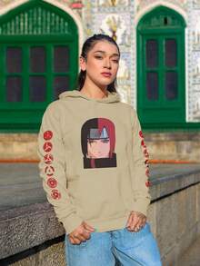 Men Hoodies - 米色 - 查看 3