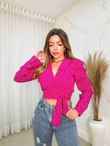 Women Blouses - Màu tím  Violet - Xem 3