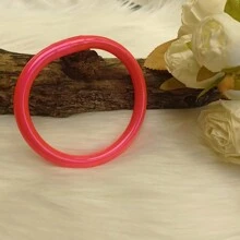 1件亮片果冻手镯，夸张设计，9毫米圆形手镯，男女通用，礼品 - 彩色 - 查看 15