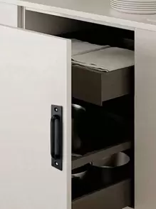 1入組鋁合金門把手，可用於陽台櫥櫃、廚房推拉門把手 - 彩色 - 查看 5