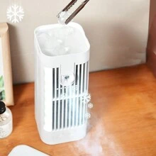 Quạt Làm Mát Di Động Làm Mát Cực Yên Với Bình Nước Lớn 120Ml Gió 3 Tốc Độ Động Cơ Không Chổi Than Kép Cho Phòng Cá Nhân Văn Phòng Cắm Trại Quạt Nước Đá - trắng - Xem 5