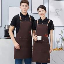 1pc Waterproof Apron Catering Tea Shop Apron Barista Apron Multi Purpose Clean Stain Resistant Apron Chef Apron - Multicolor - View 17