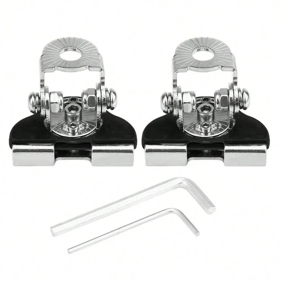 Bonnet Support For Fog Lights Universal Fixed Led Bars X2 - Silver - View 1
