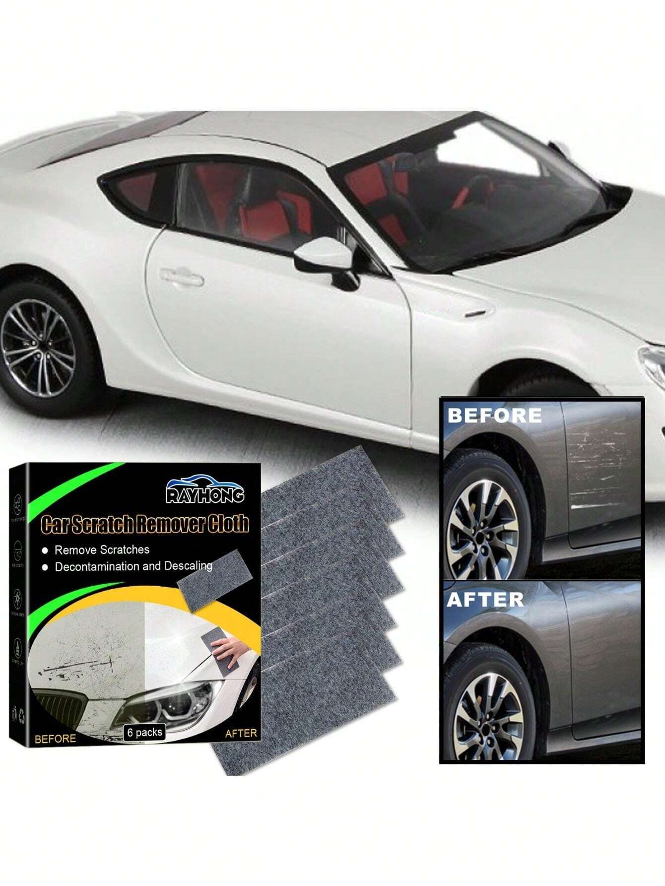 1pc Car Scratch Remover Cloth, Paint Scratch Repair Cloth, Scratches Remover For Car, Magic Car