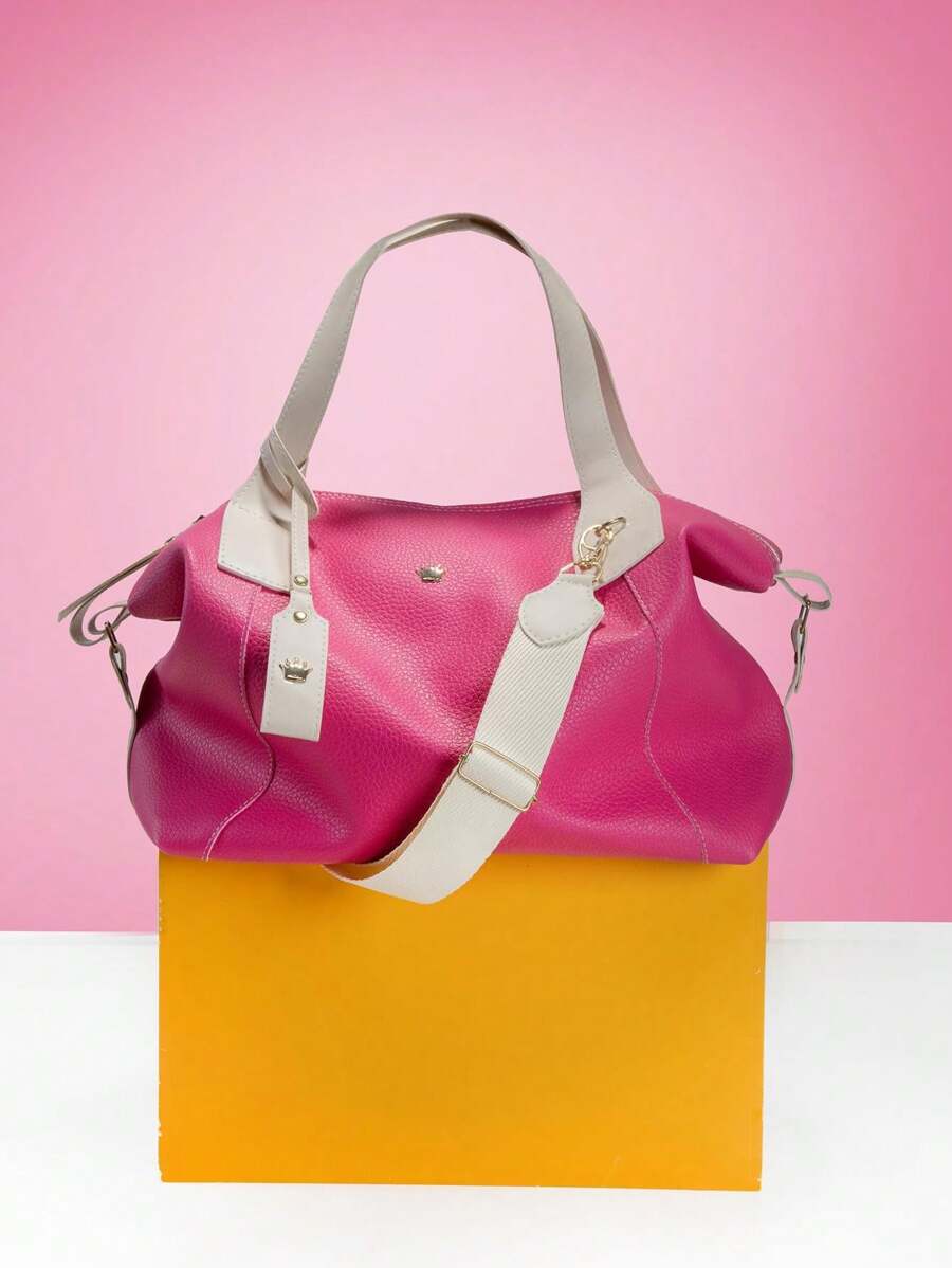 Women Shoulder Bags - Màu Hồng Tươi - Xem 1