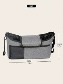 Universal Stroller Organizer With Insulated Cup Holder, All-Season - Grey - View 2