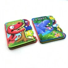 1 Stück spanischsprachiges Kinderlern- und Kognitionsstorybook, 12cm*15,8cm, deformiertes EVA-Buch, Förderung der kognitiven Fähigkeiten von Kindern, Weihnachts-, Erntedank-, Neujahrsgeschenke