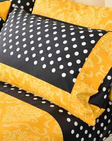 4/6 Piece Patchwork Printed Sheet Set - Brushed Microfiber 14 Inches Deep Pocket - Soft Fun Patterned Bedding Sheets & Pillowcases Set