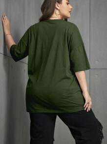 Women Blouses - Verde militar - Ver 2