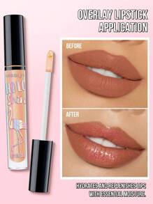 Misslyn 3 piezas, CREMA LABIAL HOLO SHINE, brillo de labios, set de maquillaje de labios de glaseado de agua. Coletero como regalo. No pegajoso, alto brillo, acabados en crema y perla, color altamente pigmentado y brillo instantáneo, brillante, labial sin peso y acabado no pegajoso