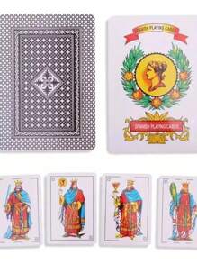 lote 5 baraja española 48 cartas 12 mazos - Blanco - Ver 6