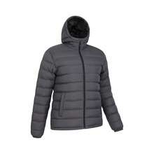 Mountain Warehouse Mens Seasons II Padded Jacket (Grey) - Grey - View 3
