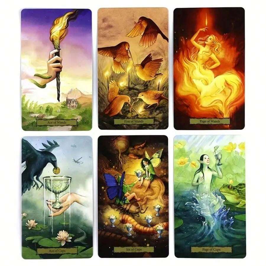 Witch's Garden Tarot Of The, Trò chơi bói toán kích thước di động 78 lá Bài bói toán, Trò chơi bói toán, Bộ bài bói toán, Thích hợp cho các hoạt động cắm trại ngoài trời của gia đình Trò chơi trên bàn, Quà tặng Giáng sinh, Trò chơi trên bàn, Bài bói toán, Trò chơi tương tác, Trò chơi tiệc tùng, Trò chơi ngày lễ Quà tặng nhỏ sáng tạo, Trò chơi trên bàn vui nhộn, Trò chơi giải trí trên bàn tụ họp gia đình - Mô hình xanh - Xem 1