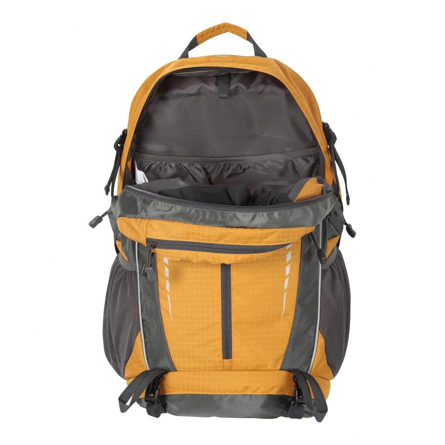 Mountain Warehouse Adventurer Zip Front 45L Backpack (Yellow) Travel