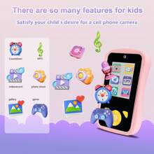 PoddyPony Educational And Outdoor Toys For 3-12 Years Boys And Girls Smart Phone Selfie Digital Kids Camera MP3 Music Player With Dual Camera 32G SD Card Include