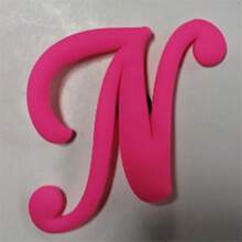 1pc Pink Letters For Beach Bag Decorative Charm Insert Bag Accessories Beach Bag Accessories For Women's Rubber Beach Handbag EVA Bag Personalized Handbag 3D Letters DIY Your Bag(LetterA-Z)  Beach Accessories Rubber Beach Bag