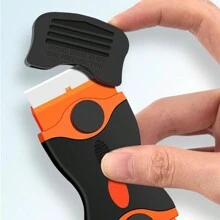 Raspadores de cuchillas de plástico / metal para la ventana del automóvil, limpieza de película de vinilo, vidrio adhesivo y herramienta removedora de polvo de cerámica