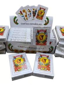 baraja española 48 cartas 12 mazos - Blanco - Ver 8