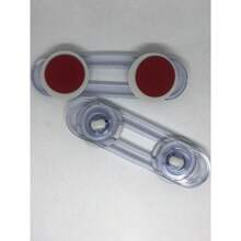 Kit com 4 Trava para gaveta, porta, armário, geladeira, segurança para bebe - Multicolorido - Visão 5