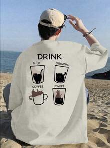 Men T-Shirts - 米色 - 查看 1