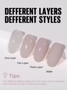 TOMICCA Light Grey Gel Nail Polish 15ml/1pc, Quick Drying With UV/LED Lamp, Suitable For At-Home DIY Nail Art Or Gift Giving