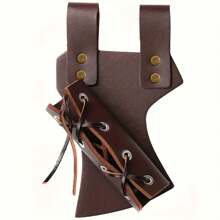 中世紀皮質劍匣配劍帶，通用軍刀、佩劍及彎刀配件，佩帶將士劍帶 - A - 查看 3