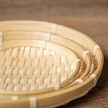 1 pieza Estante de almacenamiento de bambú de 1/2/3 niveles para bocadillos, pasteles y fiestas, adecuado para fiestas de compromiso y banquete, estante portátil para restaurante