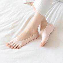 5-Toe Socks For Summer, Ultra-Thin Breathable Open Toe Velvet Socks, Fashion Sports Exposed Toe Socks, Versatile