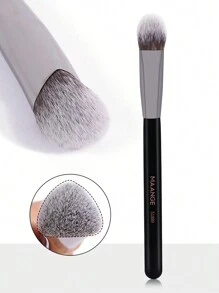 MAANGE 1pc Triangle Brush, Protable Smudge Cosmetic Brush Makeup Brush With Foundation Brush Blush Brush Loose Powder Brush Contour Brush Highlighter Brush Makeup Tools Gift For Women & Girl Travel Makeup Brush ﻿ - 黑色 - 查看 11