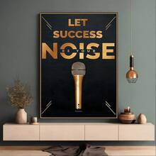 1pc Time Is Money Inspirational Quotes & Success Steps Wall Poster, Unframed Room Home Decor Gift Art Print - Multicolor - View 20