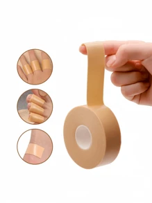 1pc Multifunctional Waterproof Foot Care Bandage - Self-Adhesive Elastic Heel Pad, Suitable For Pedicure Tools, For Blisters, Odorless, Flexible Foot, Finger, Toe Protection - Waterproof, Reusable, Invisible Fit - Essential For Travel And Shoe Comfort