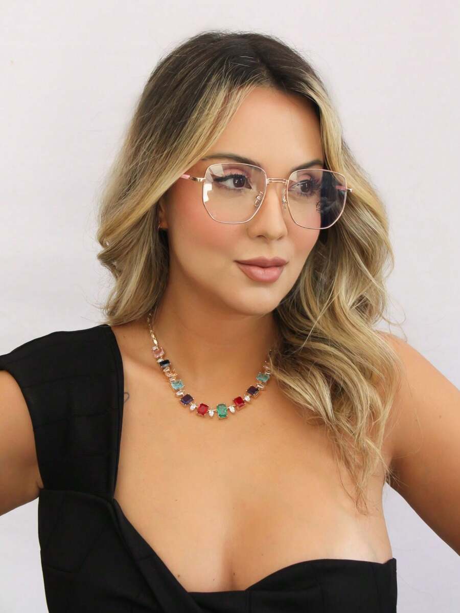 Women Glasses Accessories - 乾枯玫瑰色 - 查看 1