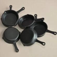 3/6入組迷你炊具套裝-適用於DIY項目和假日禮物 - 黑色 - 查看 9